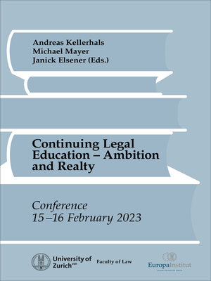 cover image of Continuing Legal Education
